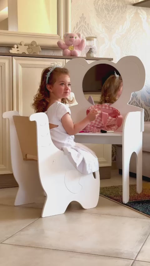 video-seggiolina-elephant-bianca-white-sedia-toeletta-beauty-per-bambini-di-qualita-artigianale